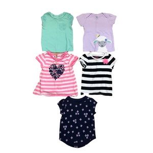 Baby girl colorful tee shirts 18 months